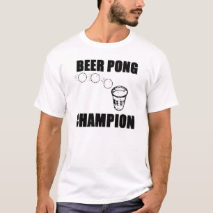ビールPongのチャンピオン Tシャツ