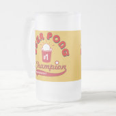 ビールPongのトロフィ フロストグラスビールジョッキ (正面左)