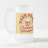 ビールPongのトロフィ フロストグラスビールジョッキ (左)