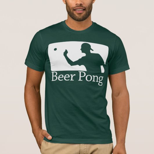 ビールPongのワイシャツ Tシャツ (正面)