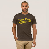 ビールPongの流しそれはまたはそれを飲みます Tシャツ (正面フル)