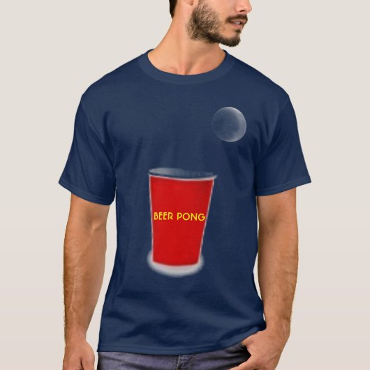 ビールPONGはTシャツを支配します Tシャツ (正面)