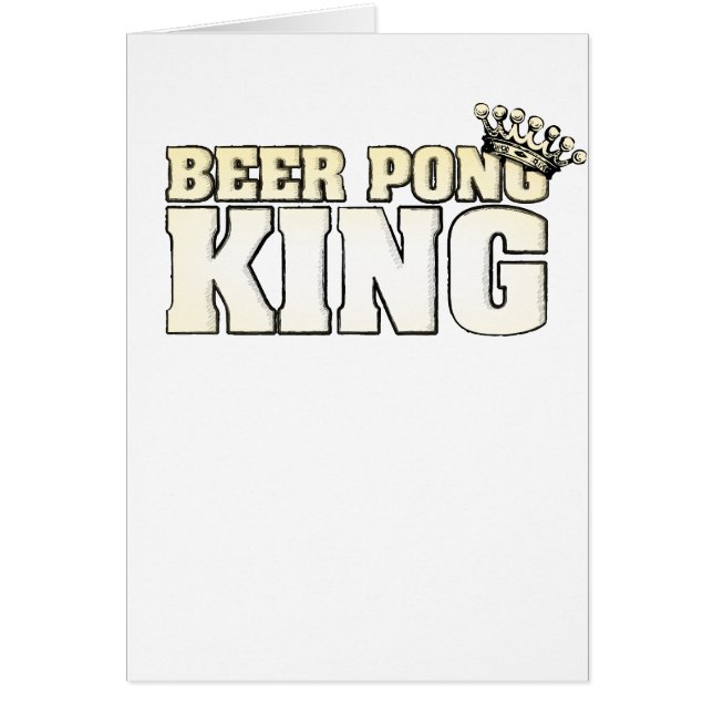 ビールPongクラシックな王 (正面)