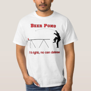ビールPongクレーン代理のワイシャツ Tシャツ