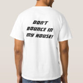 ビールpong、チャンピオンは、跳ねません tシャツ (裏面)