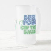 ビールPong フロストグラスビールジョッキ (正面右)