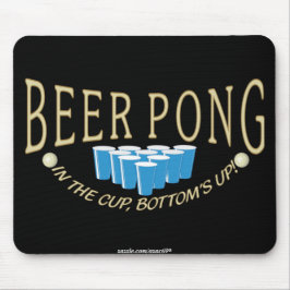 ビールPong マウスパッド