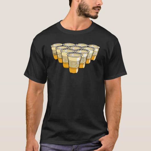 ビールpong tシャツ (正面)