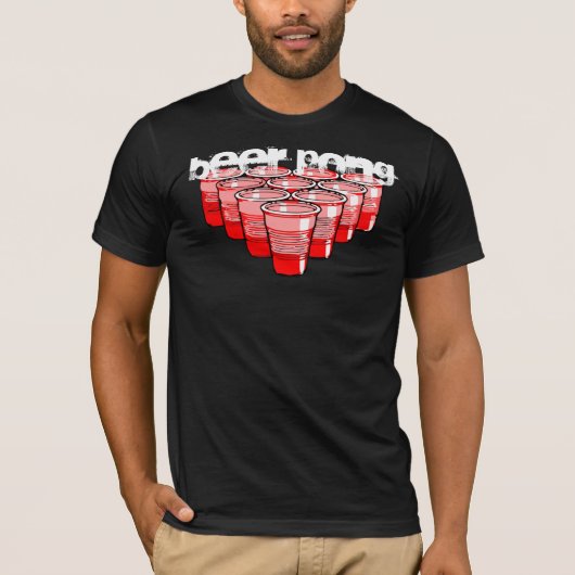 ビールpong tシャツ (正面)