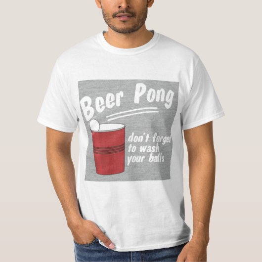 ビールPong Tシャツ (正面)