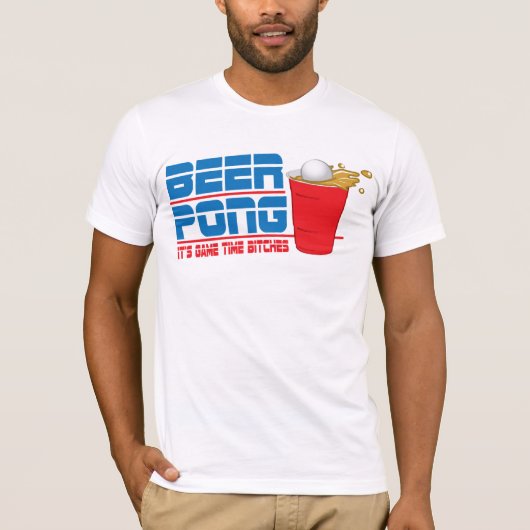 ビールPong Tシャツ (正面)
