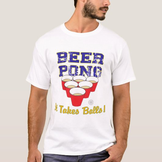 ビールPong Tシャツ (正面)
