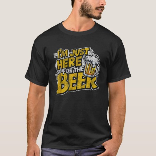 ビールTシャツを買いに来たばかりだ Tシャツ (正面)