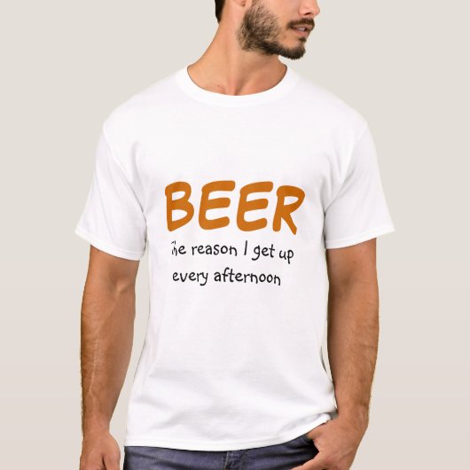 ビールTシャツビーユーモアのあるルTシャツ Tシャツ (正面)