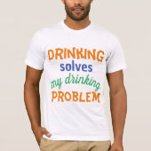 ビールTシャツ – ビールおもしろい引用文Tシャツ Tシャツ (正面)