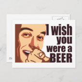 ビールTシャツ ポストカード (正面/裏面)