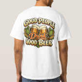 ビールTシャツ Tシャツ (裏面)