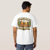ビールTシャツ Tシャツ (裏面フル)