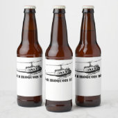 ビールUH-1Hイロコイ・ヘリコプター ビールラベル (ボトル)