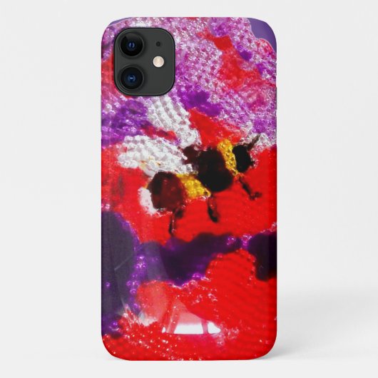 ビーレッドパープルカラフル Case-Mate iPhoneケース (裏面)