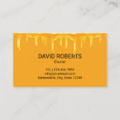 ビーロゴ養蜂ハニーアピールドップスファーム 名刺 (裏面)