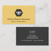 ビーロゴ養蜂Apairy名刺 名刺 (正面/裏面)