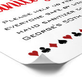 ビーワイズサニタイズラスベガスカジノ誕生日 ポスター (角)