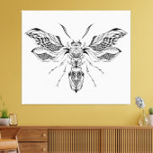 ビーワスプタトゥー6 キャンバスプリント (インサイチュ (リビング))