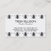 ビーワーカーハニーブラック（昆虫）マルハナバチ 名刺 (裏面)