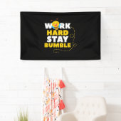 ビーワーク懸命ステイブンブンいう音ス 横断幕 (インサイチュ)