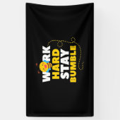 ビーワーク懸命ステイブンブンいう音ス 横断幕 (縦)