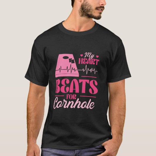 ビーンおもしろいバッグコーンホールウィメンコーンホール Tシャツ (正面)