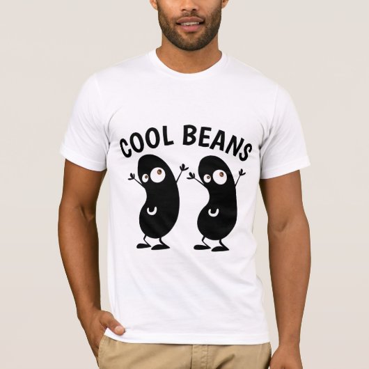 ビーンズクールコおもしろいーヒTシャツ Tシャツ (正面)
