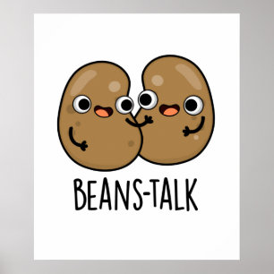 ビーンズトッおもしろいクVeggie Beanプリン ポスター