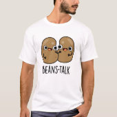 ビーンズトッおもしろいクVeggie Beanプリン Tシャツ (正面)