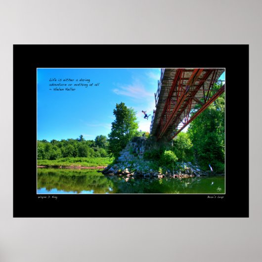 ビーンズリープヘレンケラー引用文ポスター ポスター (正面)