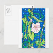 ビーンドウィードリードサマーワイルドフラワー絵画ズフローラ ポストカード (正面/裏面)