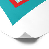 ビーンバッグトスブースサインカーニバルサーカス誕生日 ポスター (角)