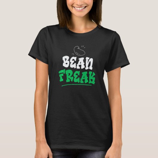 ビーンフリークベジタリアンベーガン Tシャツ (正面)