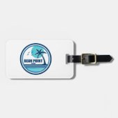ビーンポイントビーチフロリダパームツリーバード ラゲッジタグ (正面横)
