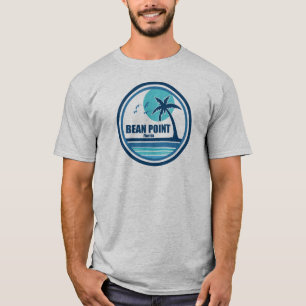 ビーンポイントビーチフロリダパームツリーバード Tシャツ