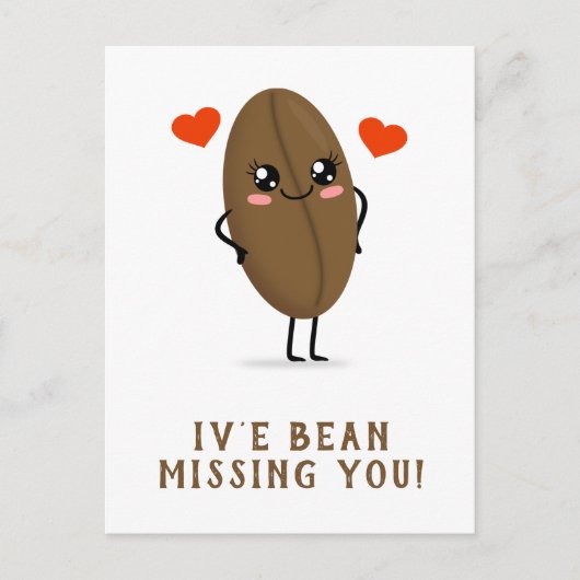 ビーン恋しく思ズ・ユー ポストカード (正面)