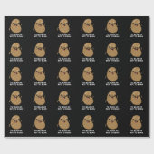 ビーン・シェイクスピア・プーン・ダークBG ラッピングペーパー (フラット)