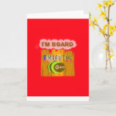 ビー予測できなアートプリント カード (黄色い花)