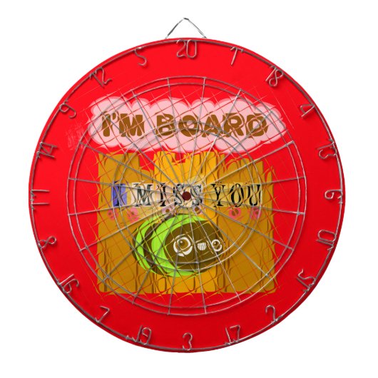 ビー予測できなアートプリント ダーツボード (正面)