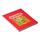 ビー予測できなアートプリント ノートパッド (アングル)