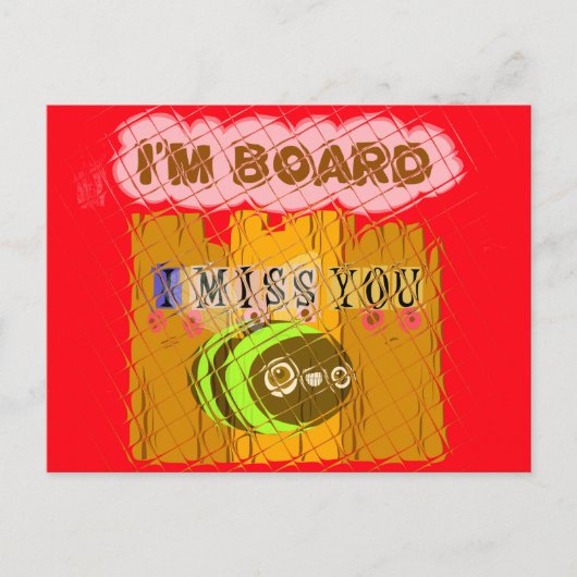 ビー予測できなアートプリント ポストカード (正面)