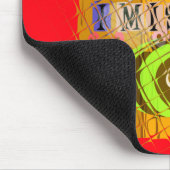 ビー予測できなアートプリント マウスパッド (コーナー)