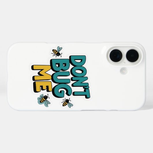 ビー予測できなプン – 私のアートワークにバグを付けない Case-Mate iPhoneケース (裏面 (横))