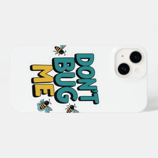 ビー予測できなプン – 私のアートワークにバグを付けない iPhoneケース (裏面横)